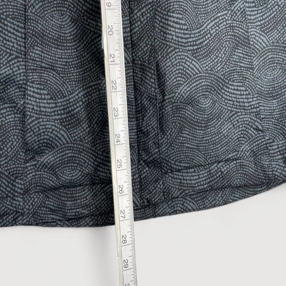 Columbia Windbreaker Water Resistant Hooded Gray Print Jacket Men's Small S - Picture 9 of 10